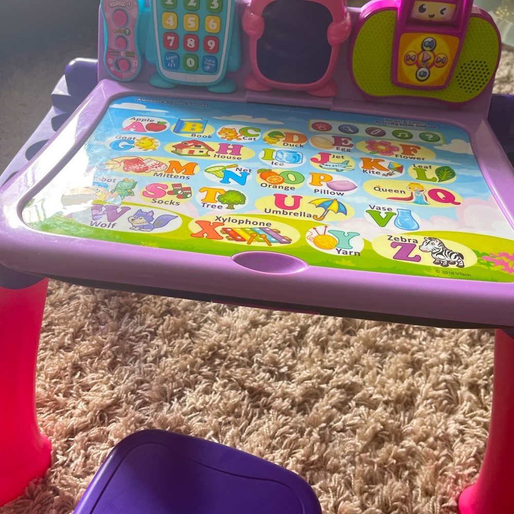 Vtech Kids Alphabet Table & a Chair set